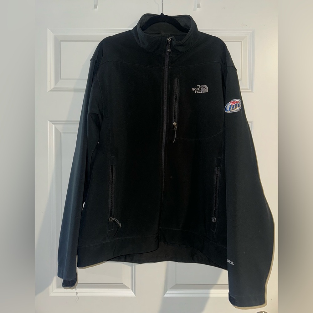 The North Face Men’s | Apex Jacket Black XL with Miller Lite logo